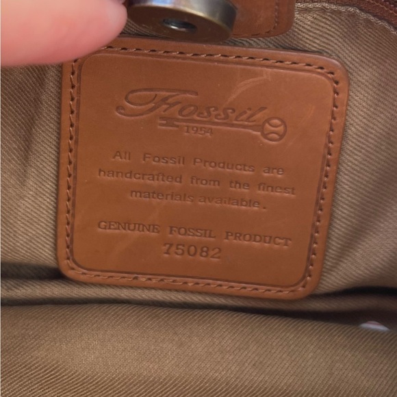 Vintage Fossil Beach Print Shoulder Purse Bag Canvas Woven Purse Shoulder Bag - Picture 10 of 11